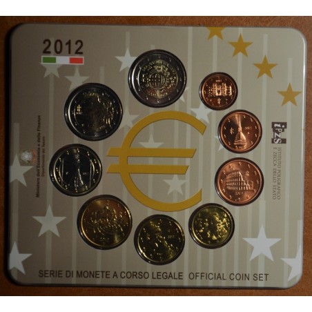 Euromince mince Taliansko 2012 oficiálna sada s pamätnou 2 Euro min...