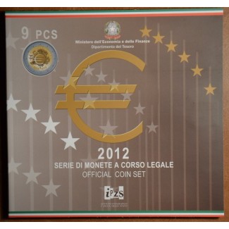 eurocoin eurocoins Italy 2012 official set with commemorative 2 Eur...
