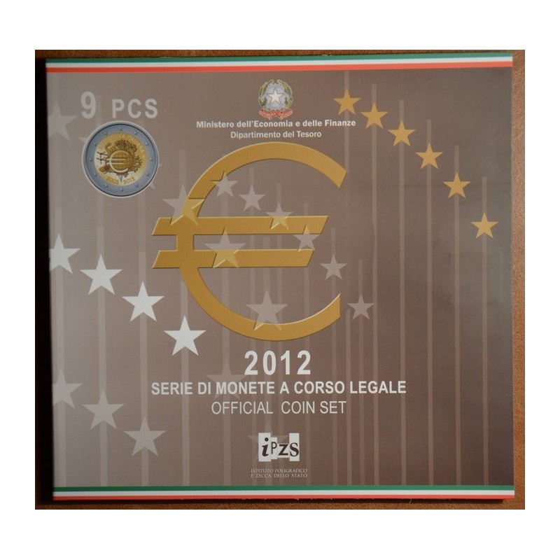 eurocoin eurocoins Italy 2012 official set with commemorative 2 Eur...