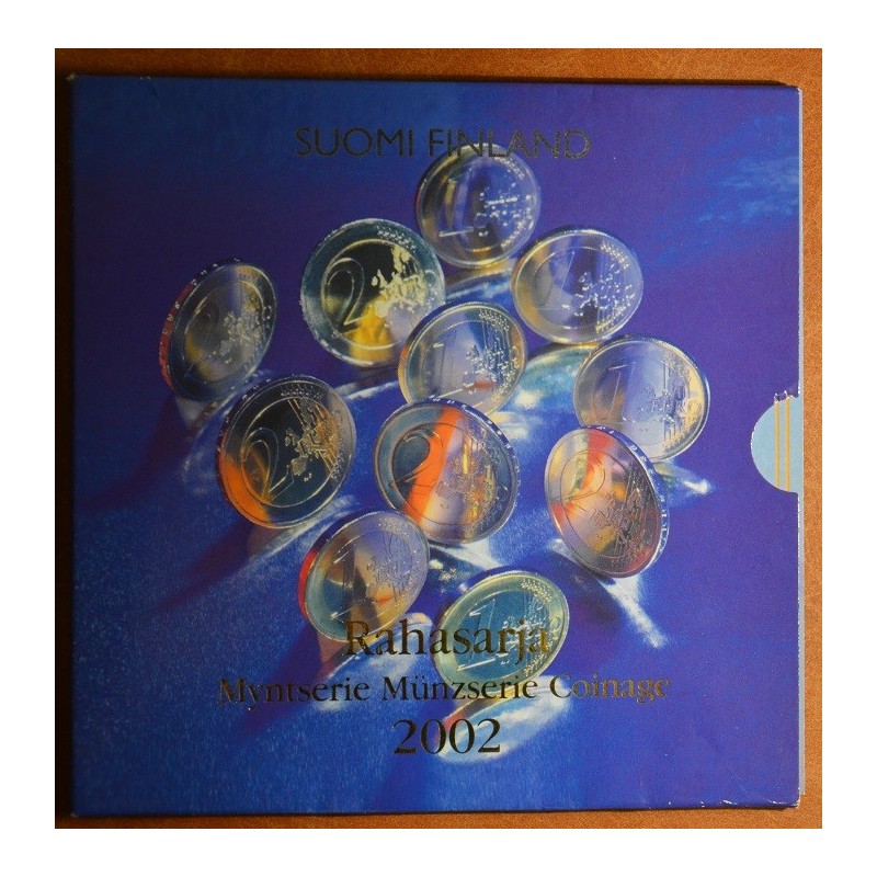 Euromince mince Fínsko 2002 - sada 8 euromincí (BU)