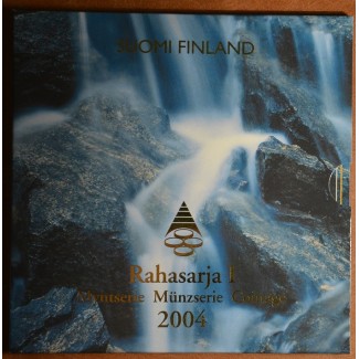 Set of 8 eurocoins Finland 2004 (BU)
