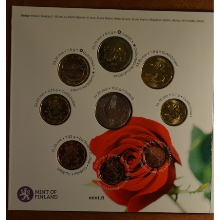 Euromince mince Fínsko 2011 - sada 8 euromincí (BU)