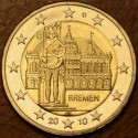 2 Euro Germany 2010 "G" Bremen: Town hall with sculpture of Roland  (UNC)