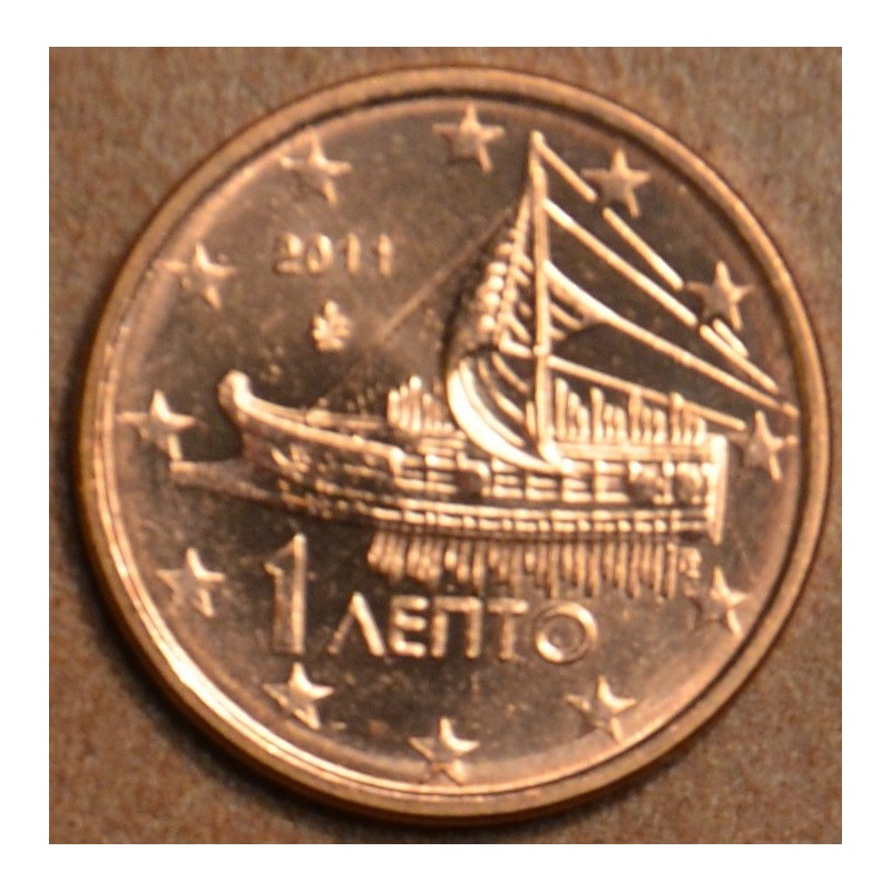 Euromince mince 1 cent Grécko 2011 (UNC)