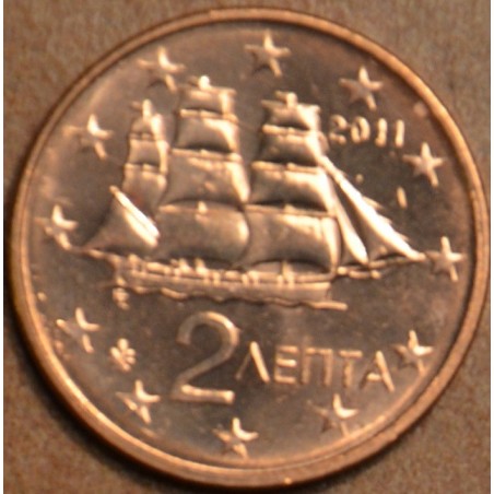 Euromince mince 2 cent Grécko 2011 (UNC)