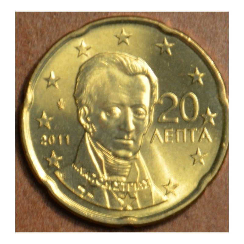 Euromince mince 20 cent Grécko 2011 (UNC)