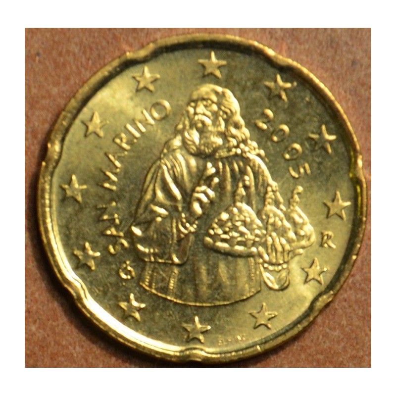 Euromince mince 20 cent San Marino 2005 (UNC)