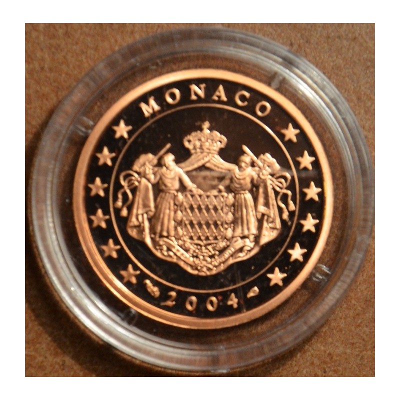 Euromince mince 1 cent Monaco 2004 (Proof)