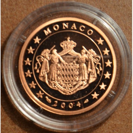 Euromince mince 1 cent Monaco 2004 (Proof)