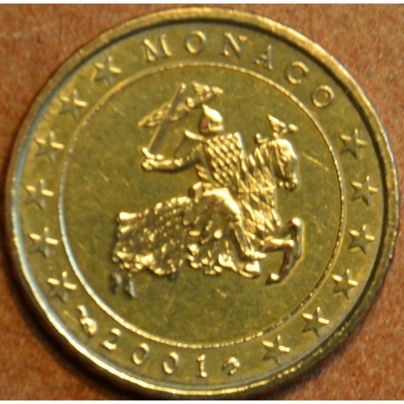 eurocoin eurocoins 50 cent Monaco 2001 (UNC)