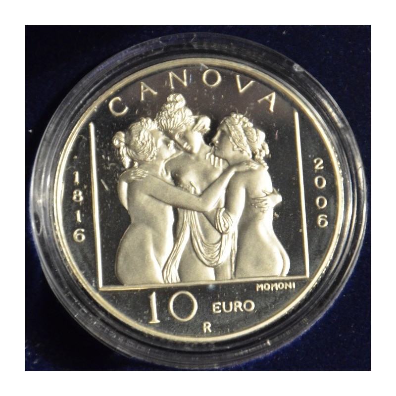 eurocoin eurocoins 10 Euro San Marino 2006 - Antonio Canova (Proof)