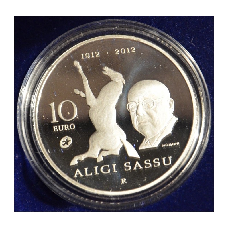 Euromince mince 10 Euro San Marino 2012 - Aligi Sassu (Proof)