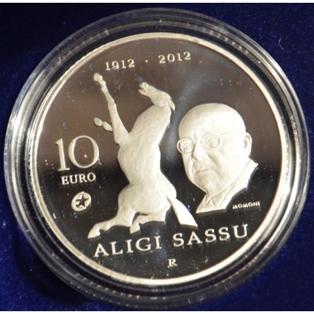 Euromince mince 10 Euro San Marino 2012 - Aligi Sassu (Proof)