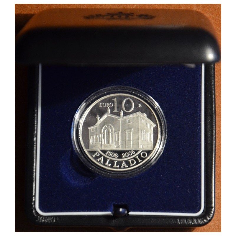 euroerme érme 10 Euro San Marino 2008 - Andrea Palladio (Proof)
