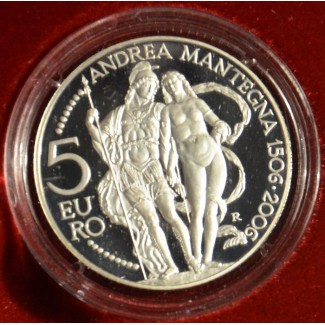 Euromince mince 5 Euro San Marino 2006 - Andrea Mantegna (Proof)