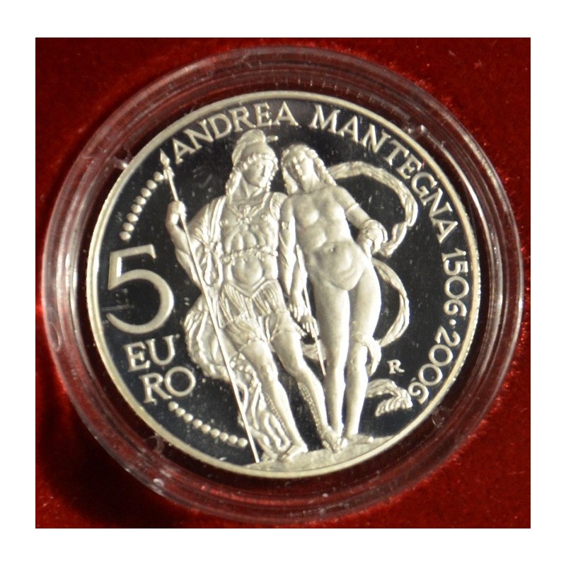 eurocoin eurocoins 5 Euro San Marino 2006 - Andrea Mantegna (Proof)