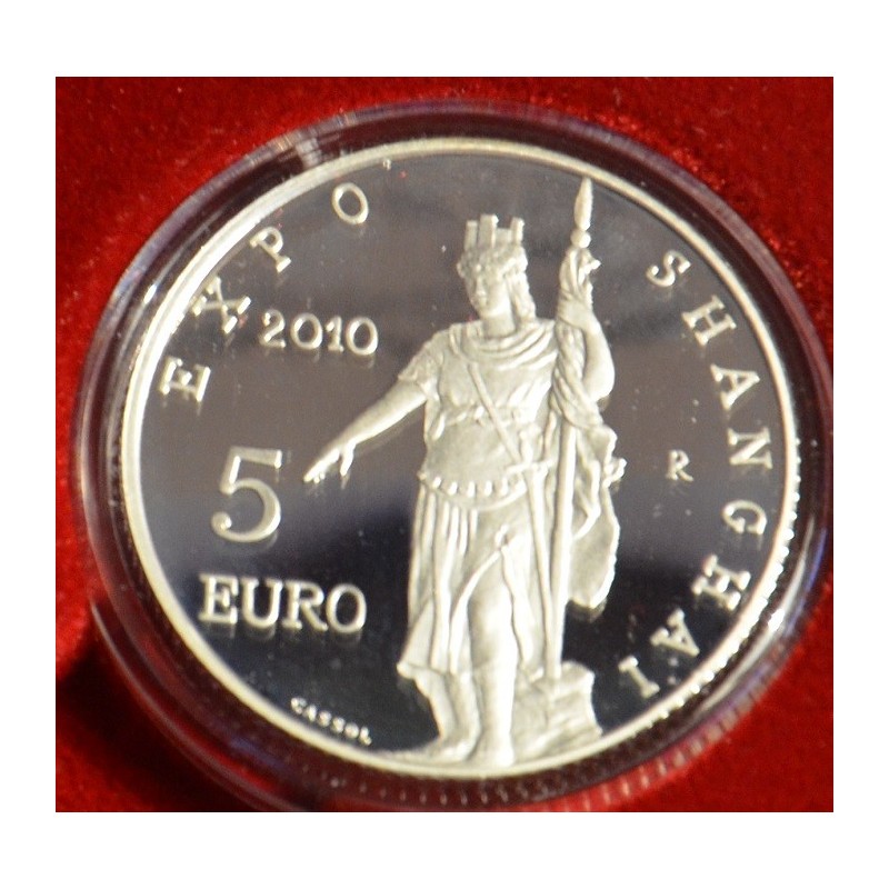 Euromince mince 5 Euro San Marino 2010 - EXPO Shanghai (Proof)