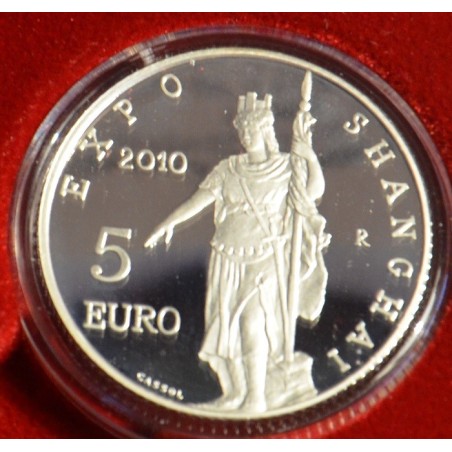 Euromince mince 5 Euro San Marino 2010 - EXPO Shanghai (Proof)
