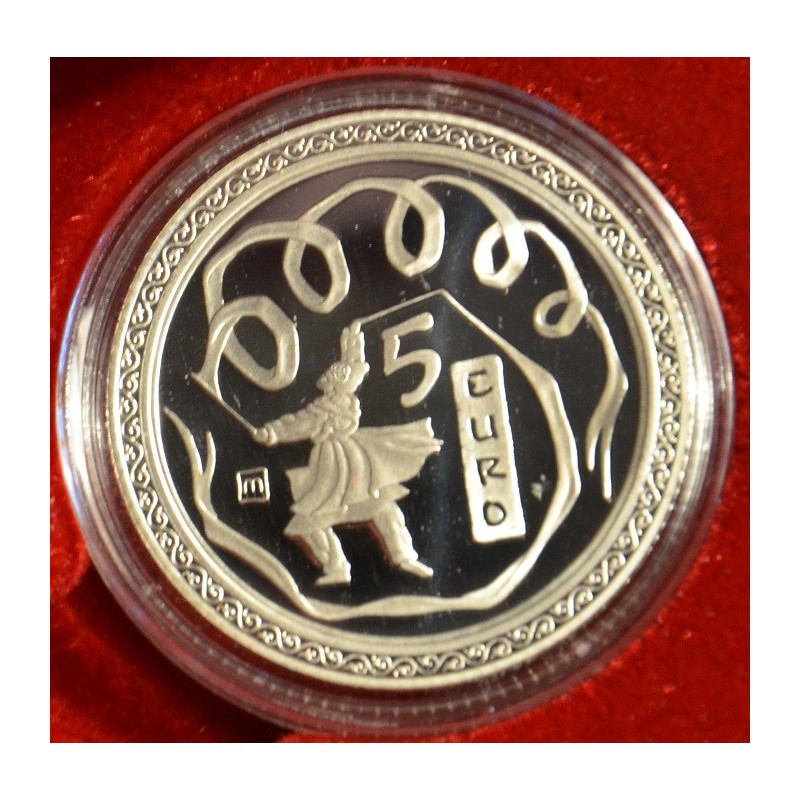 Euromince mince 5 Euro San Marino 2008 - Olympiáda (Proof)