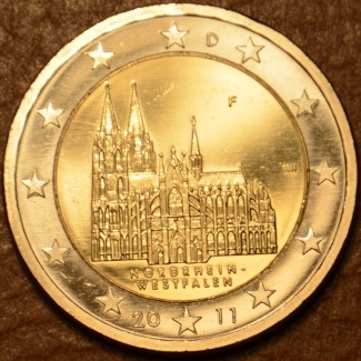 Euromince mince 2 Euro Nemecko 2011 \\"F\\" Severné Porýnie Vestfál...