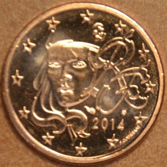 Euromince mince 1 cent Francúzsko 2014 (UNC)