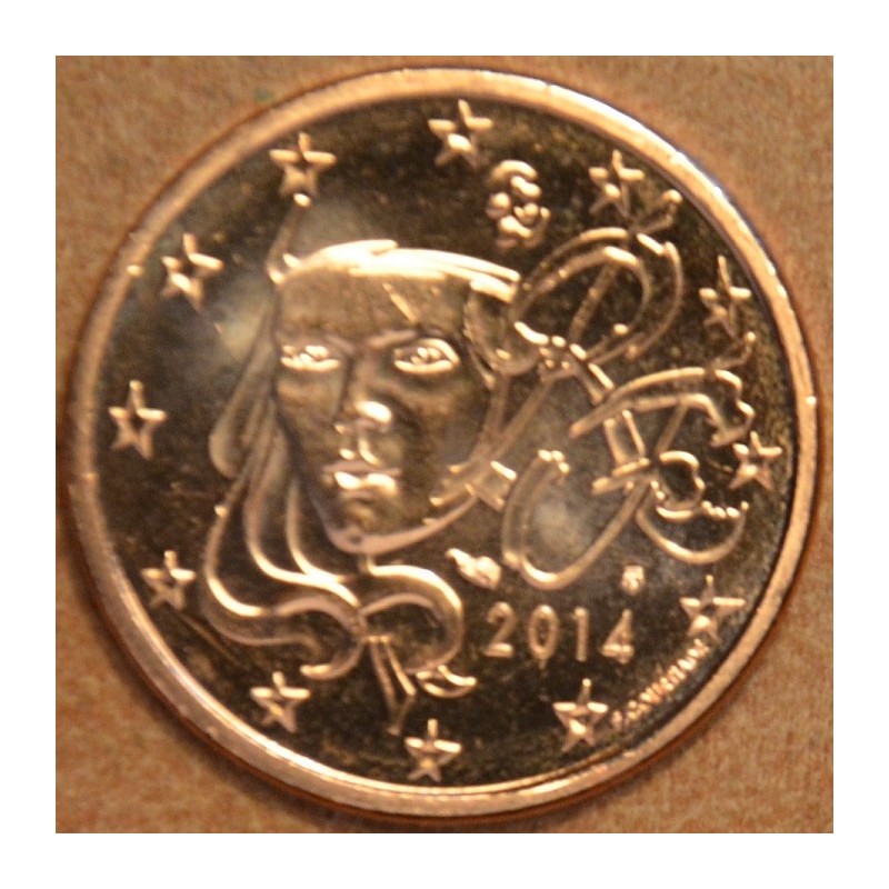 eurocoin eurocoins 1 cent France 2014 (UNC)