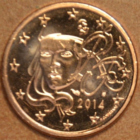 eurocoin eurocoins 1 cent France 2014 (UNC)