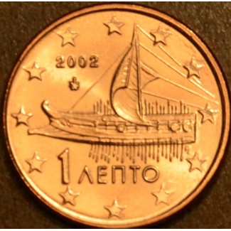 euroerme érme 1 cent Görögország \\"F\\" 2002 (UNC)