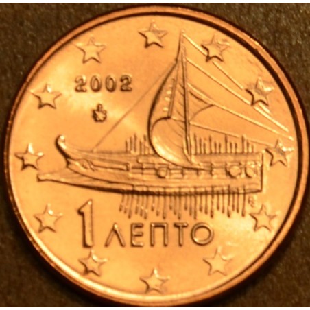 euroerme érme 1 cent Görögország \\"F\\" 2002 (UNC)