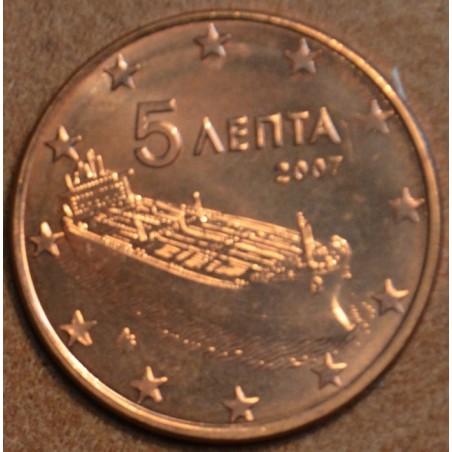 eurocoin eurocoins 5 cent Greece 2007 (UNC)