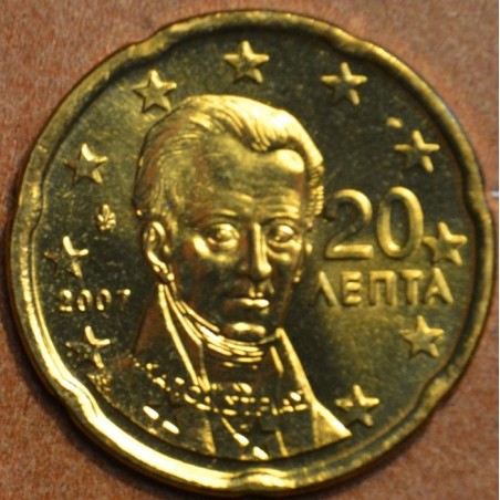 Euromince mince 20 cent Grécko 2007 (UNC)