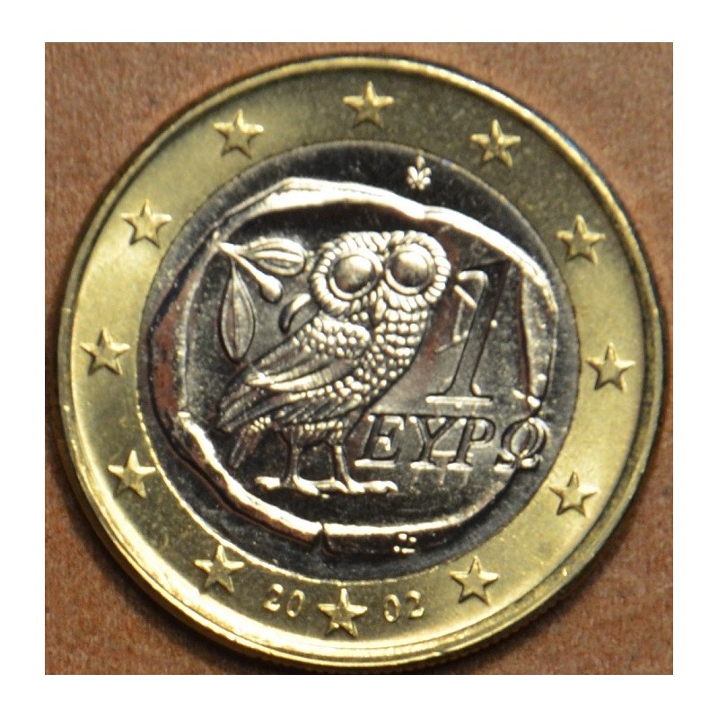 Euromince mince 1 Euro Grécko \\"S\\" 2002 (UNC)