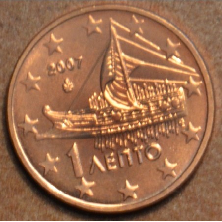 eurocoin eurocoins 1 cent Greece 2007 (UNC)