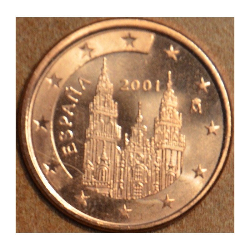 Euromince mince 2 cent Španielsko 2001 (UNC)