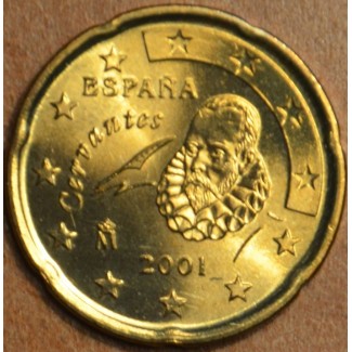 Euromince mince 20 cent Španielsko 2001 (UNC)