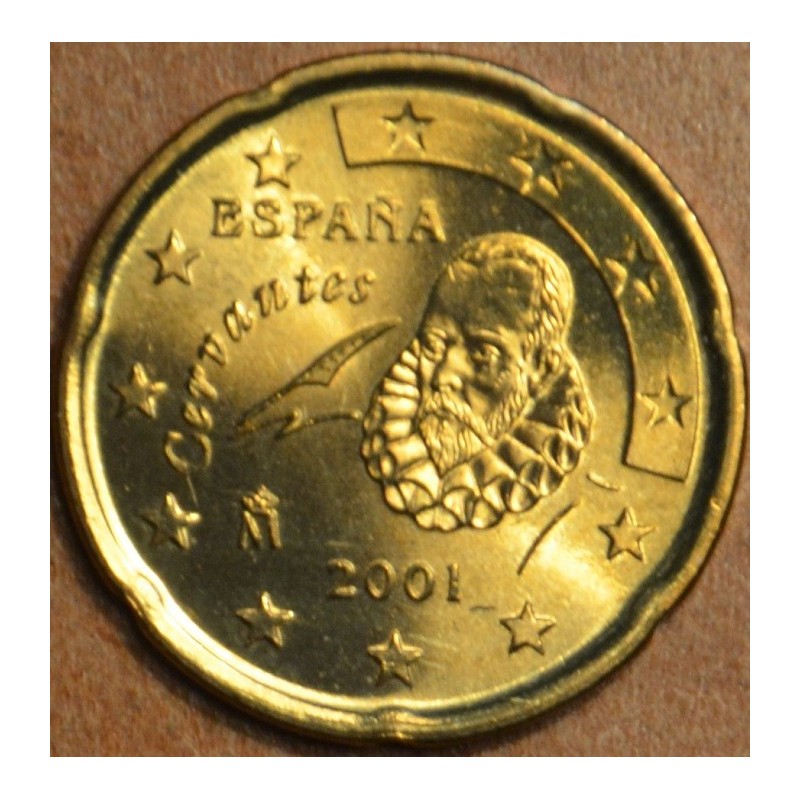 eurocoin eurocoins 20 cent Spain 2001 (UNC)