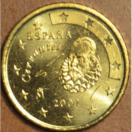 euroerme érme 50 cent Spanyolország 2001 (UNC)