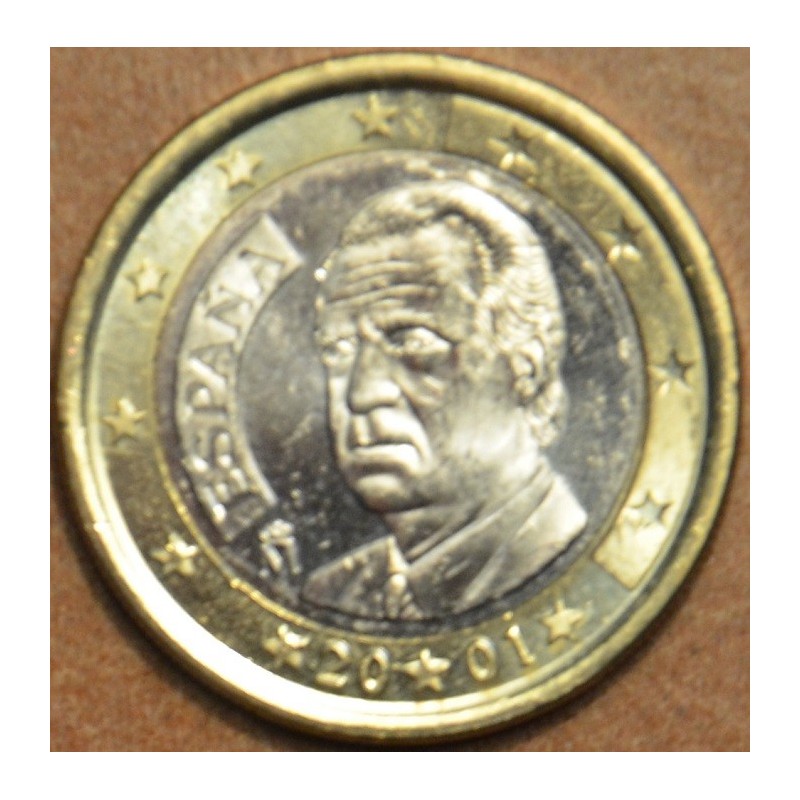 euroerme érme 1 euro Spanyolország 2001 (UNC)