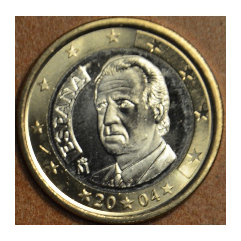 euroerme érme 1 euro Spanyolország 2004 (UNC)