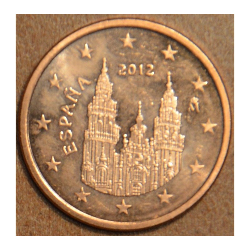 euroerme érme 1 cent Spanyolország 2012 (UNC)