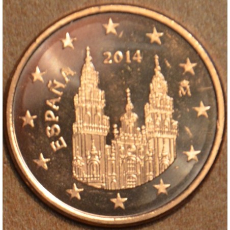 euroerme érme 1 cent Spanyolország 2014 (UNC)