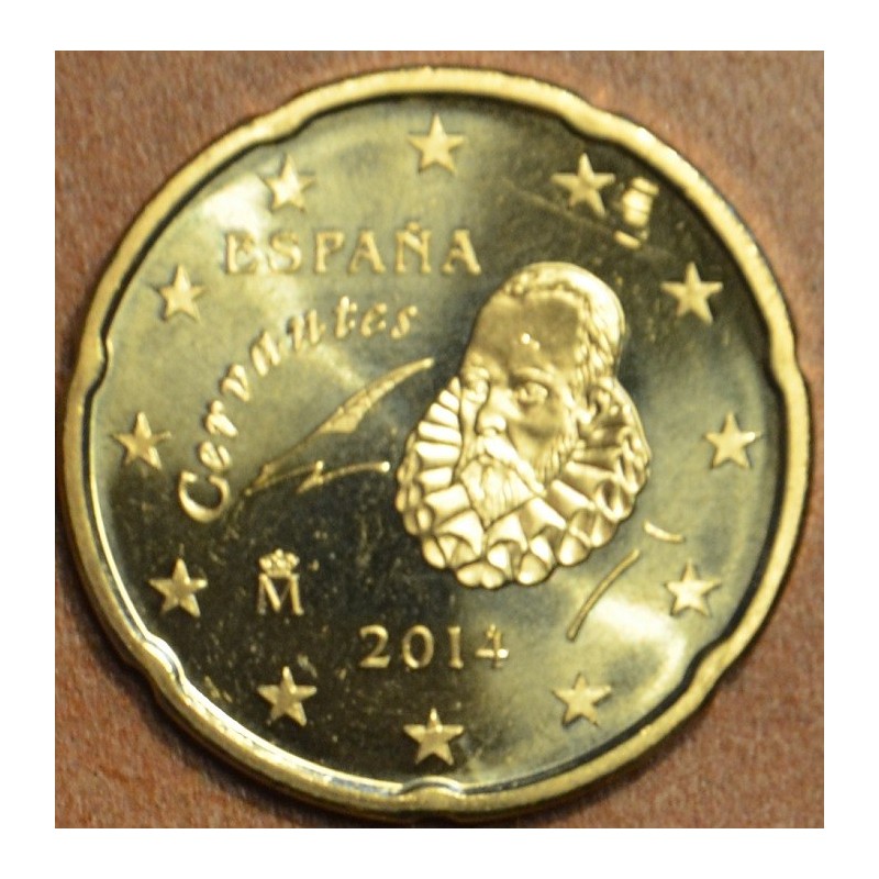 Euromince mince 20 cent Španielsko 2014 (UNC)