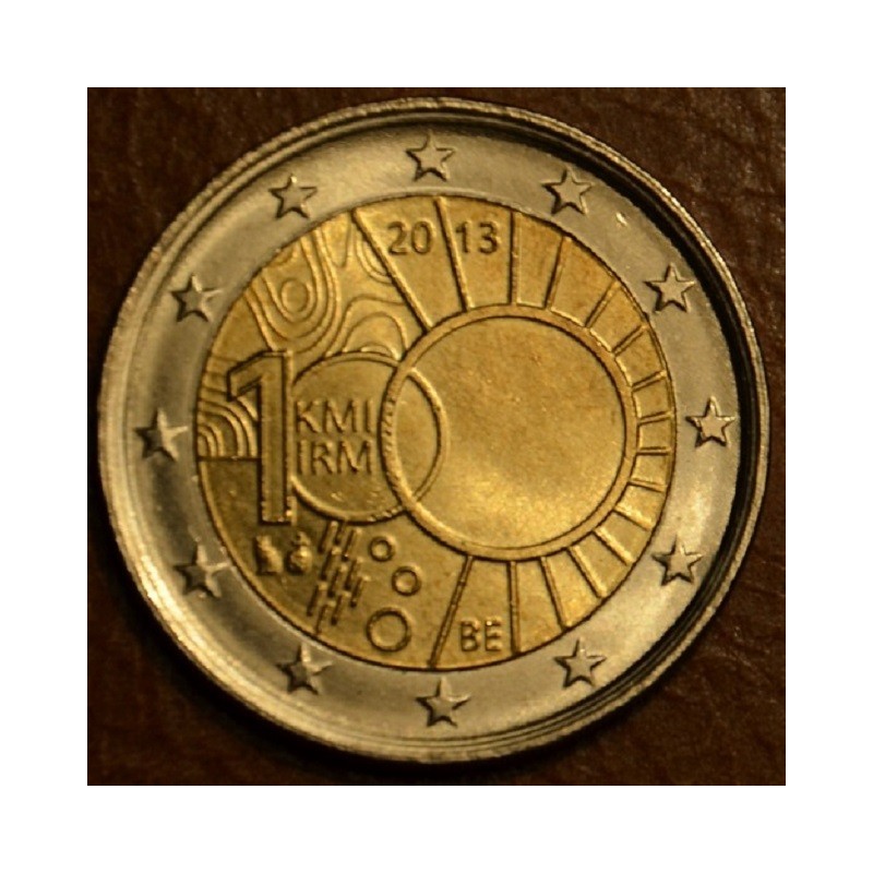 Euromince mince 2 Euro Belgicko 2013 - 100. výročie královskej mete...