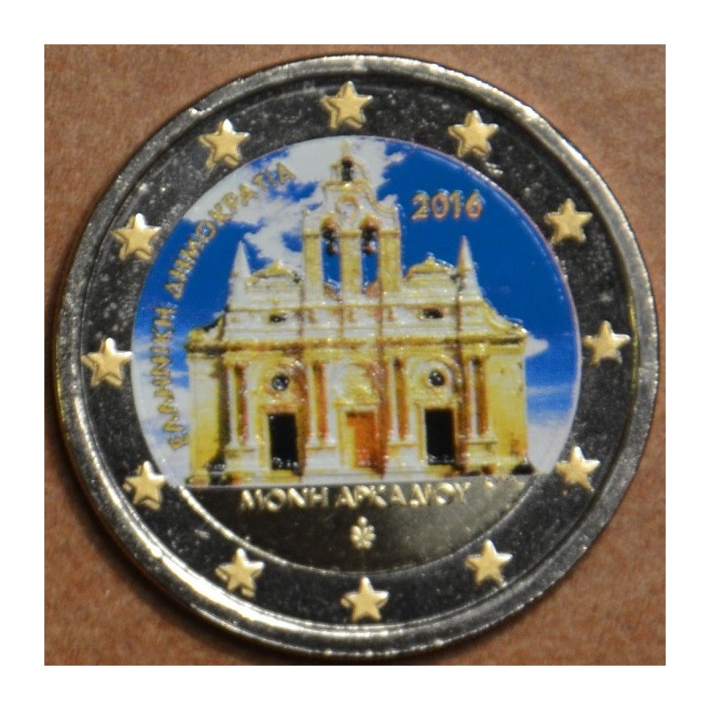 euroerme érme 2 Euro Görögország 2016 - Az Arkadi kolostor II. (szí...