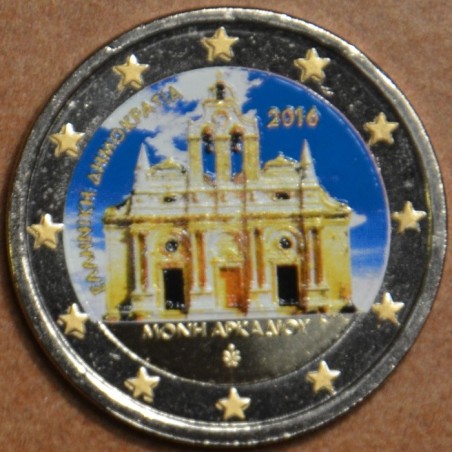 eurocoin eurocoins 2 Euro Greece 2016 - Monastery Arkadi II. (color...