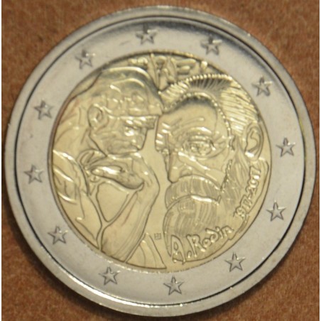 eurocoin eurocoins 2 Euro France 2017 - Auguste Rodin (UNC)