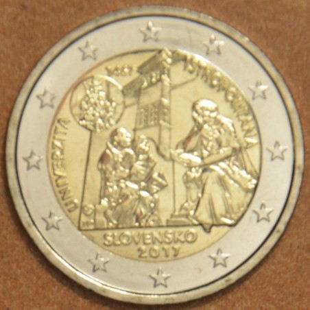 Euromince mince 2 Euro Slovensko 2017 - Univerzita Istropolitana (UNC)