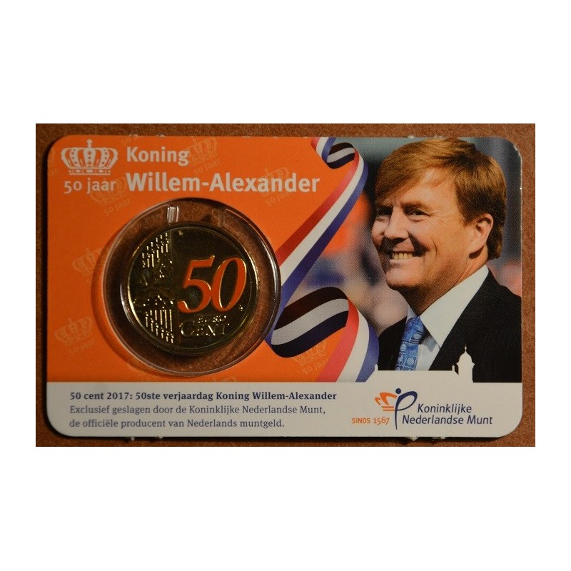 euroerme érme 50 cent Hollandia 2017 (BU)