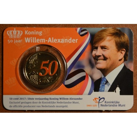 Euromince mince 50 cent Holandsko 2017 (BU)