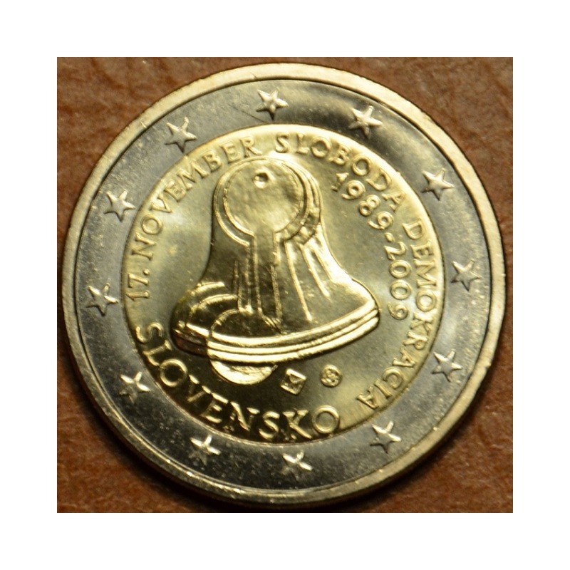 Euromince mince 2 Euro Slovensko 2009 - Deň boja za slobodu a demok...